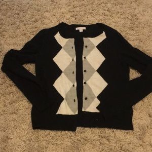 Argyle Button Up Cardigan New York & Company